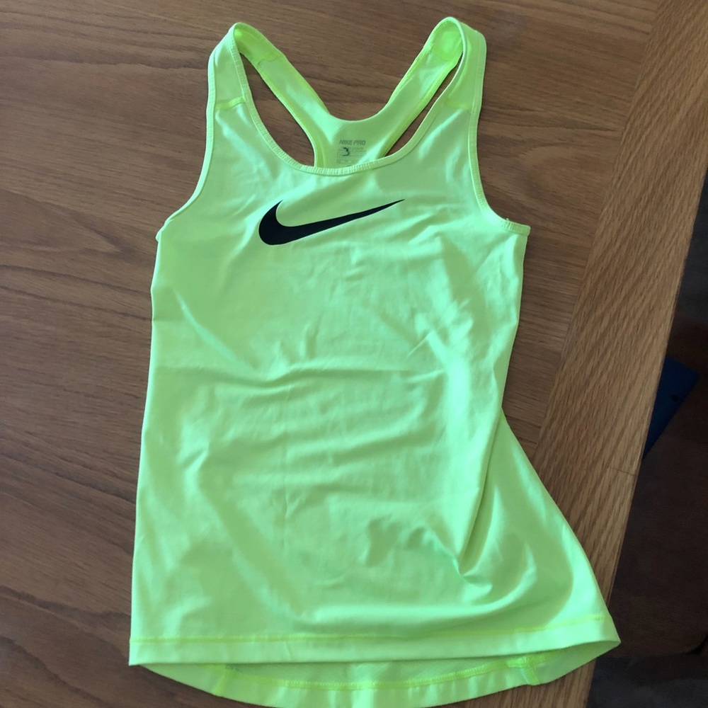 Neon Nike pro tank